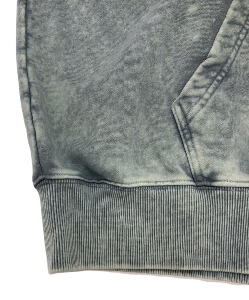 DIESEL（ディーゼル）DIESEL (ディーゼル) S-NEKKOVER-POK ブリーチ プルオーバーパーカー グレー サイズ:SIZE Mの古着・服飾アイテム