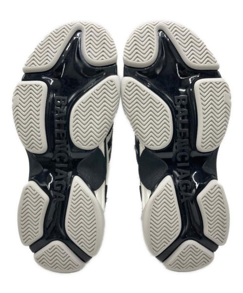 BALENCIAGA（バレンシアガ）BALENCIAGA (バレンシアガ) adidas (アディダス) TRIPLE S / トリプル エス ホワイト×ブラック サイズ:SIZE 27cm 未使用品の古着・服飾アイテム