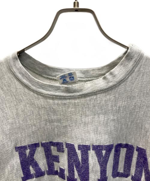 Champion（チャンピオン）Champion (チャンピオン) 80s リバースウィーブスウェット グレー×パープル サイズ:SIZE Lの古着・服飾アイテム