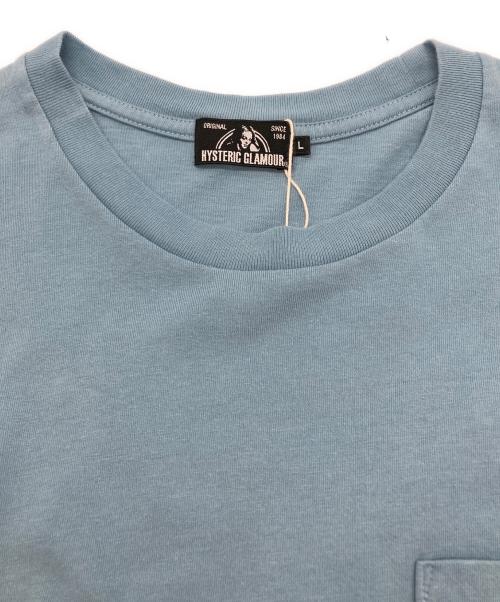 Hysteric Glamour（ヒステリックグラマー）Hysteric Glamour (ヒステリックグラマー) OUND OF THE FUTURE Tシャツ ブルー サイズ:L 未使用品の古着・服飾アイテム