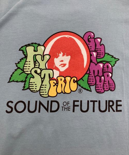 Hysteric Glamour（ヒステリックグラマー）Hysteric Glamour (ヒステリックグラマー) OUND OF THE FUTURE Tシャツ ブルー サイズ:L 未使用品の古着・服飾アイテム