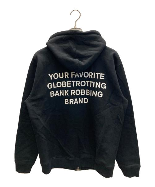 1017 ALYX 9SM（テンセブンティーン アリクス ナインエスエム）1017 ALYX 9SM (テンセブンティーン アリクス ナインエスエム) Alyx Black Visual Edition Globe Trotting Zip-Up Hoodie ブラック サイズ:SIZE Mの古着・服飾アイテム