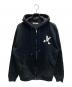 1017 ALYX 9SM（テンセブンティーン アリクス ナインエスエム）の古着「Alyx Black Visual Edition Globe Trotting Zip-Up Hoodie」｜ブラック