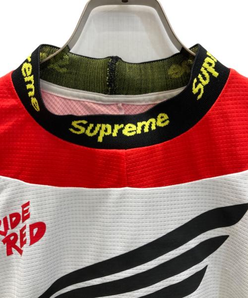 SUPREME（シュプリーム）SUPREME (シュプリーム) Honda Fox Racing Moto Jersey Top/ホンダフォックスレーシングモトジャージトップ ホワイト×イエロー サイズ:Lの古着・服飾アイテム