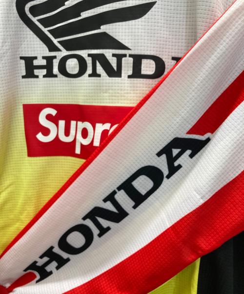 SUPREME（シュプリーム）SUPREME (シュプリーム) Honda Fox Racing Moto Jersey Top/ホンダフォックスレーシングモトジャージトップ ホワイト×イエロー サイズ:Lの古着・服飾アイテム