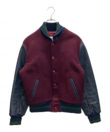 TM ATHLETICS 44（ティーエムアスレチックス４４）の古着「スタジャン」｜パープル×ネイビー