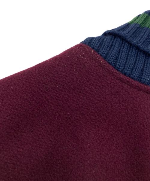 TM ATHLETICS 44（ティーエムアスレチックス４４）TM ATHLETICS 44 (ティーエムアスレチックス４４) スタジャン パープル×ネイビー サイズ:Mの古着・服飾アイテム