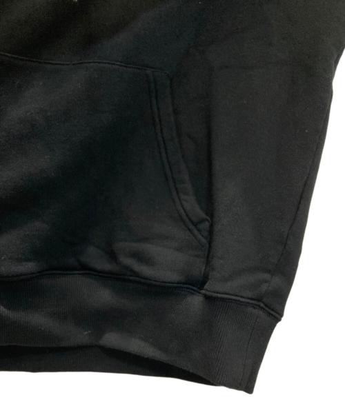 J.W.ANDERSON（ジェイダブリューアンダーソン）J.W.ANDERSON (ジェイダブリューアンダーソン) ロゴ刺繍パーカー ブラック サイズ:Sの古着・服飾アイテム