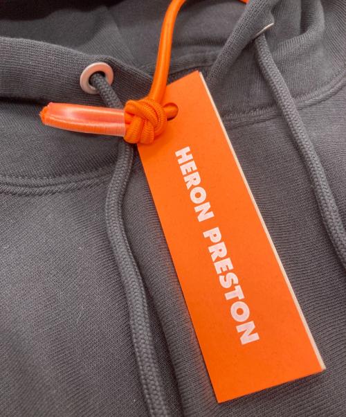 HERON PRESTON（ヘロンプレストン）HERON PRESTON (ヘロンプレストン) プリントパーカー/printed hoodie ブラック サイズ:XXSの古着・服飾アイテム