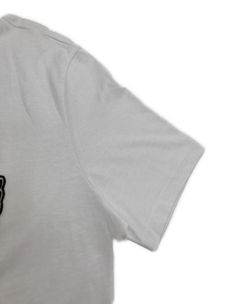JOHN RICHMOND（ジョンリッチモンド）JOHN RICHMOND (ジョンリッチモンド) ラインストーンスカルTシャツ ホワイト サイズ:Mの古着・服飾アイテム