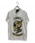 JOHN RICHMOND（ジョンリッチモンド）の古着「ラインストーンスカルTシャツ」｜ホワイト