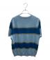 SUPREME (シュプリーム) Knit Stripe S/S Raglan Top ブルー サイズ:S：8000円
