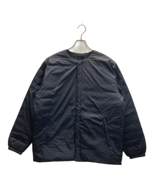 NANGA（ナンガ）NANGA (ナンガ) URBAN RESEARCH DOORS (アーバンリサーチドアーズ) 別注 リバーシブルダウンジャケット/ REVERSIBLE DOWN JACKET ブラック サイズ:Lの古着・服飾アイテム