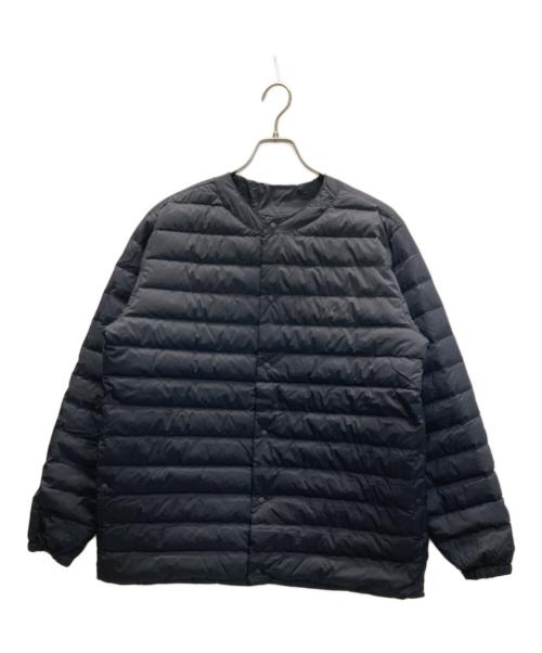 NANGA（ナンガ）NANGA (ナンガ) URBAN RESEARCH DOORS (アーバンリサーチドアーズ) 別注 リバーシブルダウンジャケット/ REVERSIBLE DOWN JACKET ブラック サイズ:Lの古着・服飾アイテム