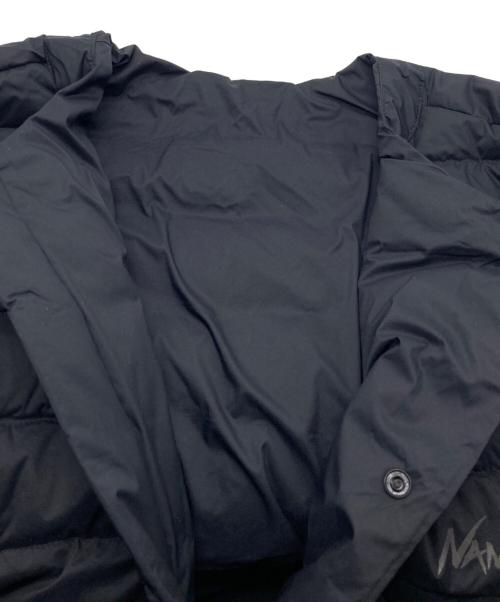 NANGA（ナンガ）NANGA (ナンガ) URBAN RESEARCH DOORS (アーバンリサーチドアーズ) 別注 リバーシブルダウンジャケット/ REVERSIBLE DOWN JACKET ブラック サイズ:Lの古着・服飾アイテム