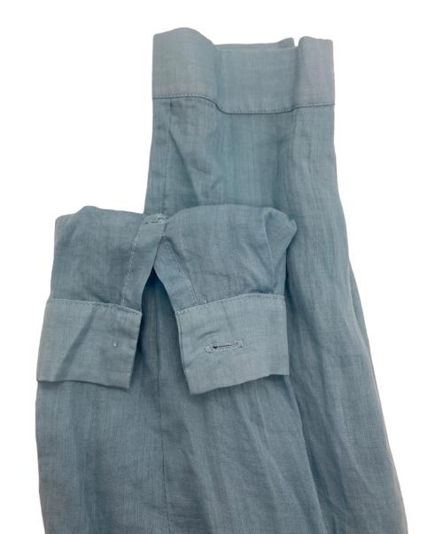 MaxMara（マックスマーラ）MaxMara (マックスマーラ) リネンシャツワンピース ブルー サイズ:SIZE 44の古着・服飾アイテム