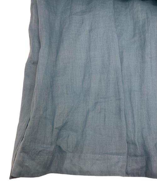 MaxMara（マックスマーラ）MaxMara (マックスマーラ) リネンシャツワンピース ブルー サイズ:SIZE 44の古着・服飾アイテム