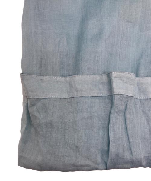 MaxMara（マックスマーラ）MaxMara (マックスマーラ) リネンシャツワンピース ブルー サイズ:SIZE 44の古着・服飾アイテム