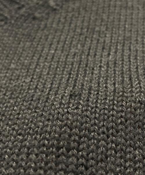 NOTANDUM（ノウタンダム）NOTANDUM (ノウタンダム) FLEA BORN L/S KNIT/フリー ボーン ロングスリーブ ニット ブラック サイズ:Mの古着・服飾アイテム