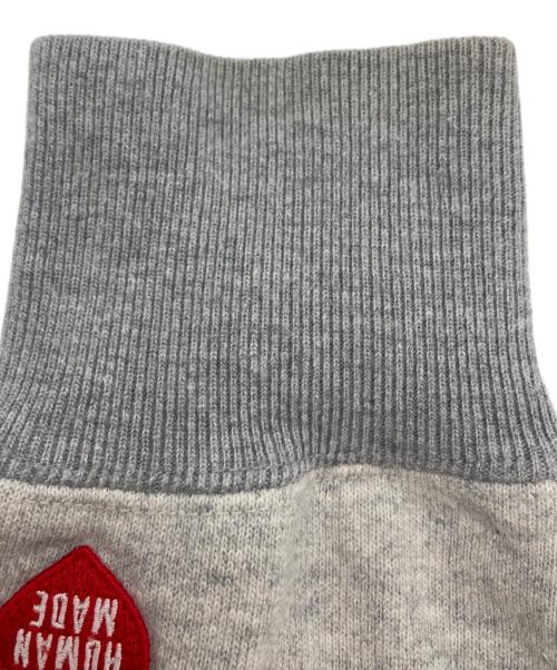 HUMAN MADE（ヒューマンメイド）HUMAN MADE (ヒューマンメイド) ロゴプルオーバーパーカー グレー サイズ:Mの古着・服飾アイテム