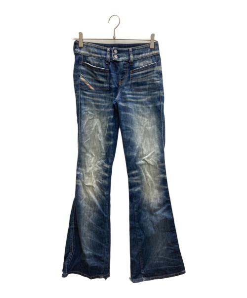 DIESEL（ディーゼル）DIESEL (ディーゼル) D-HUSH ブーツカットデニム/ディーハッシュ  インディゴ サイズ:SIZE W23×L30の古着・服飾アイテム