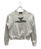 RRLダブルアールエル）の古着「イーグルプリント クルーネックスウェット」｜ベージュ