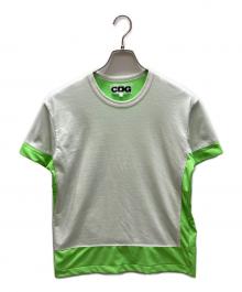 CDG（シーディージー）の古着「蛍光ドッキングカットソー」｜グリーン