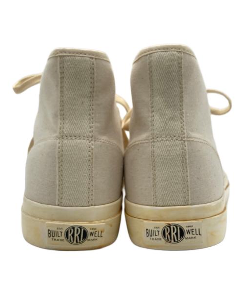 RRL（ダブルアールエル）RRL (ダブルアールエル) キャンバスハイカットスニーカー ナチュラル サイズ:9D/UK8/EUR42の古着・服飾アイテム