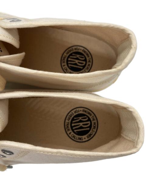 RRL（ダブルアールエル）RRL (ダブルアールエル) キャンバスハイカットスニーカー ナチュラル サイズ:9D/UK8/EUR42の古着・服飾アイテム