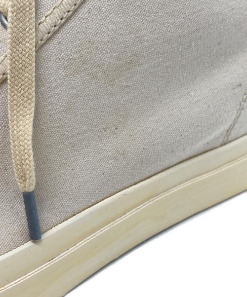 RRL（ダブルアールエル）RRL (ダブルアールエル) キャンバスハイカットスニーカー ナチュラル サイズ:9D/UK8/EUR42の古着・服飾アイテム