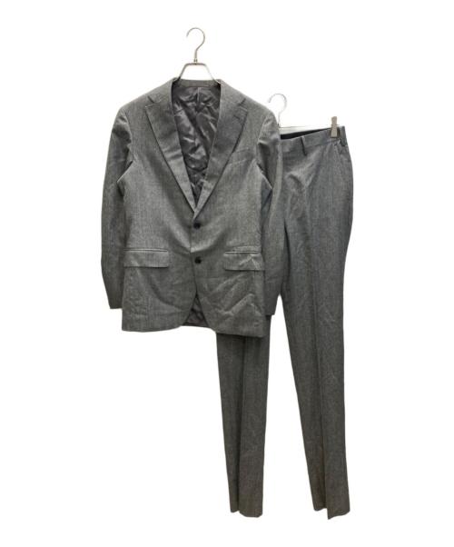 ESTNATION（エストネーション）ESTNATION (エストネーション) Super 120's セットアップスーツ グレー サイズ:46の古着・服飾アイテム