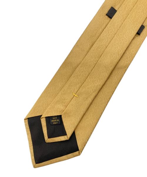 LOUIS VUITTON（ルイ ヴィトン）LOUIS VUITTON (ルイ ヴィトン) シルクネクタイ イエロー サイズ:サイズ詳細参照の古着・服飾アイテム