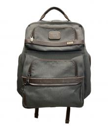 TUMI（トゥミ）の古着「ALPHA 3 ブリーフ バックパック/3 Brief Backpack」｜グレー×ブラウン