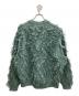 LAD MUSICIAN (ラッドミュージシャン) LOW GAUGE FRINGE CARDIGAN/ローゲージ フリンジ カーディガン グリーン サイズ:44：12000円