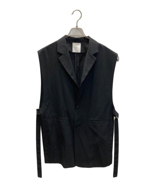 Lui's（ルイス）Lui's (ルイス) サイドベルトジレ ブラック サイズ:Freeの古着・服飾アイテム