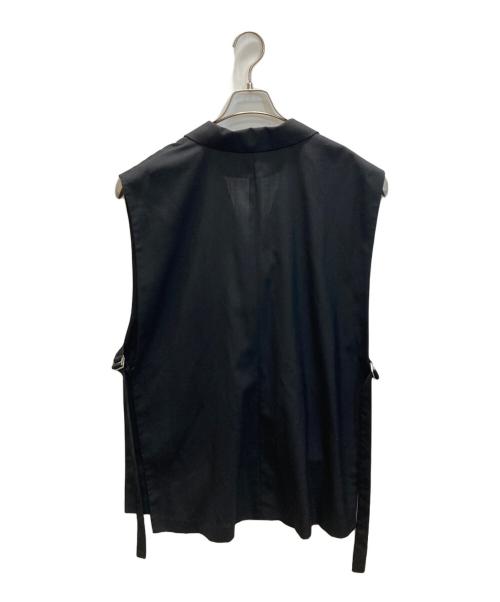 Lui's（ルイス）Lui's (ルイス) サイドベルトジレ ブラック サイズ:Freeの古着・服飾アイテム