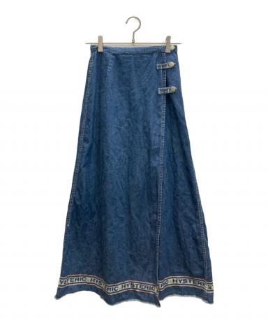 Hysteric Glamour　ウミヘビ　デニムロングスカート SNAKE LOOP リメイクデニムスカート|HYSTERIC GLAMOUR WOMEN