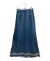 Hysteric Glamour (ヒステリックグラマー) デニムロングラップスカート インディゴ サイズ:SIZE Free：13000円