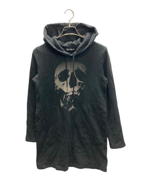 Hysteric Glamour（ヒステリックグラマー）Hysteric Glamour (ヒステリックグラマー) スカルプリントパーカー ブラック サイズ:SIZE Freeの古着・服飾アイテム