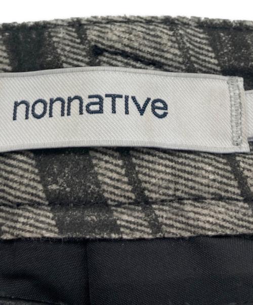 nonnative（ノンネイティブ）nonnative (ノンネイティブ) 5ポケット カウレザーパンツ/5POKET COW LEATHER PANTS ブラック サイズ:1の古着・服飾アイテム
