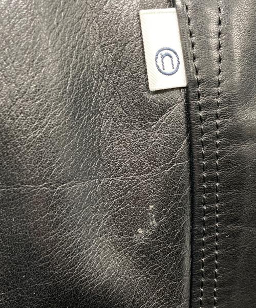 nonnative（ノンネイティブ）nonnative (ノンネイティブ) 5ポケット カウレザーパンツ/5POKET COW LEATHER PANTS ブラック サイズ:1の古着・服飾アイテム