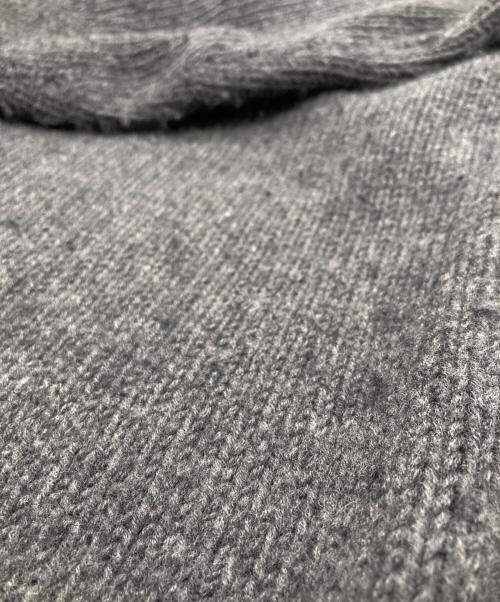 AURALEE（オーラリー）AURALEE (オーラリー) WOOL SOFT CORD KNIT HALF ZIP P/O/ウール ソフト コード ニット ハーフ ジップ プルオーバー グレー サイズ:5の古着・服飾アイテム