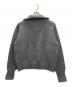 AURALEE (オーラリー) WOOL SOFT CORD KNIT HALF ZIP P/O/ウール ソフト コード ニット ハーフ ジップ プルオーバー グレー サイズ:5：30000円
