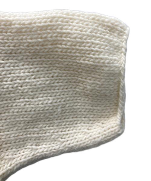 KAGURE（カグレ）kagure (カグレ) ペルーニットカーディガン ベージュ サイズ:Mの古着・服飾アイテム