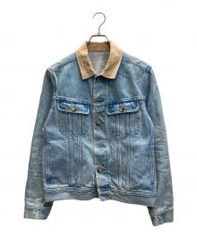 A.P.C.（アーペーセー）の古着「襟コーデユロイ デニムジャケット」｜インディゴ