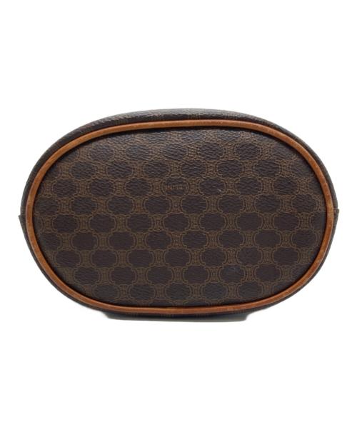 CELINE（セリーヌ）CELINE (セリーヌ) マカダム柄 ハンドバッグ/ Celine Macadam pattern handbag ブラウンの古着・服飾アイテム