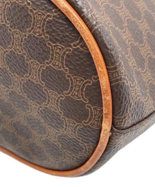 CELINE（セリーヌ）CELINE (セリーヌ) マカダム柄 ハンドバッグ/ Celine Macadam pattern handbag ブラウンの古着・服飾アイテム
