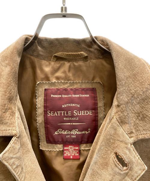 Eddie Bauer（エディーバウアー）Eddie Bauer (エディーバウアー) SEATTLE SUEDE ジャケット/シアトルスウェード ブラウン サイズ:Sの古着・服飾アイテム