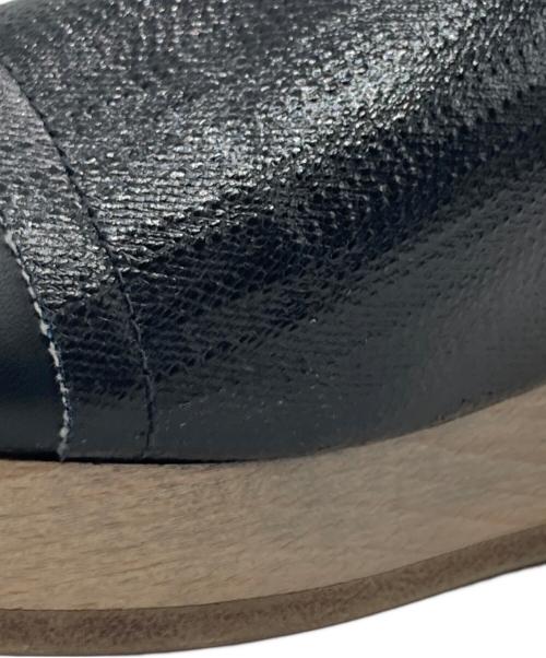 RICK OWENS（リックオウエンス）RICK OWENS (リックオウエンス) ISLAND CLOG CONBO レザーサンダル ブラック サイズ:40の古着・服飾アイテム