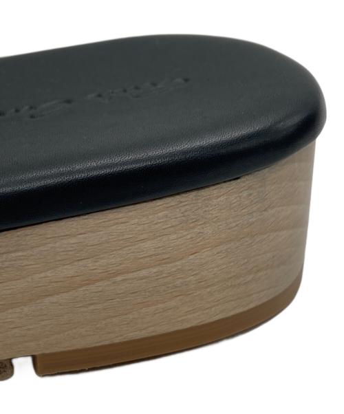 RICK OWENS（リックオウエンス）RICK OWENS (リックオウエンス) ISLAND CLOG CONBO レザーサンダル ブラック サイズ:40の古着・服飾アイテム